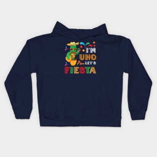 I'm Uno Let's Fiesta, Uno 1st Birthday Kids Hoodie